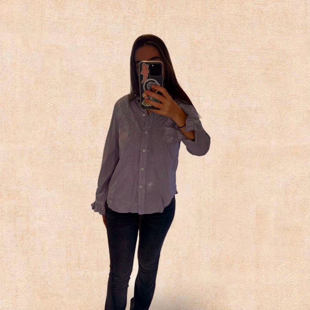 J. Crew Lavender Button-Down Shirt